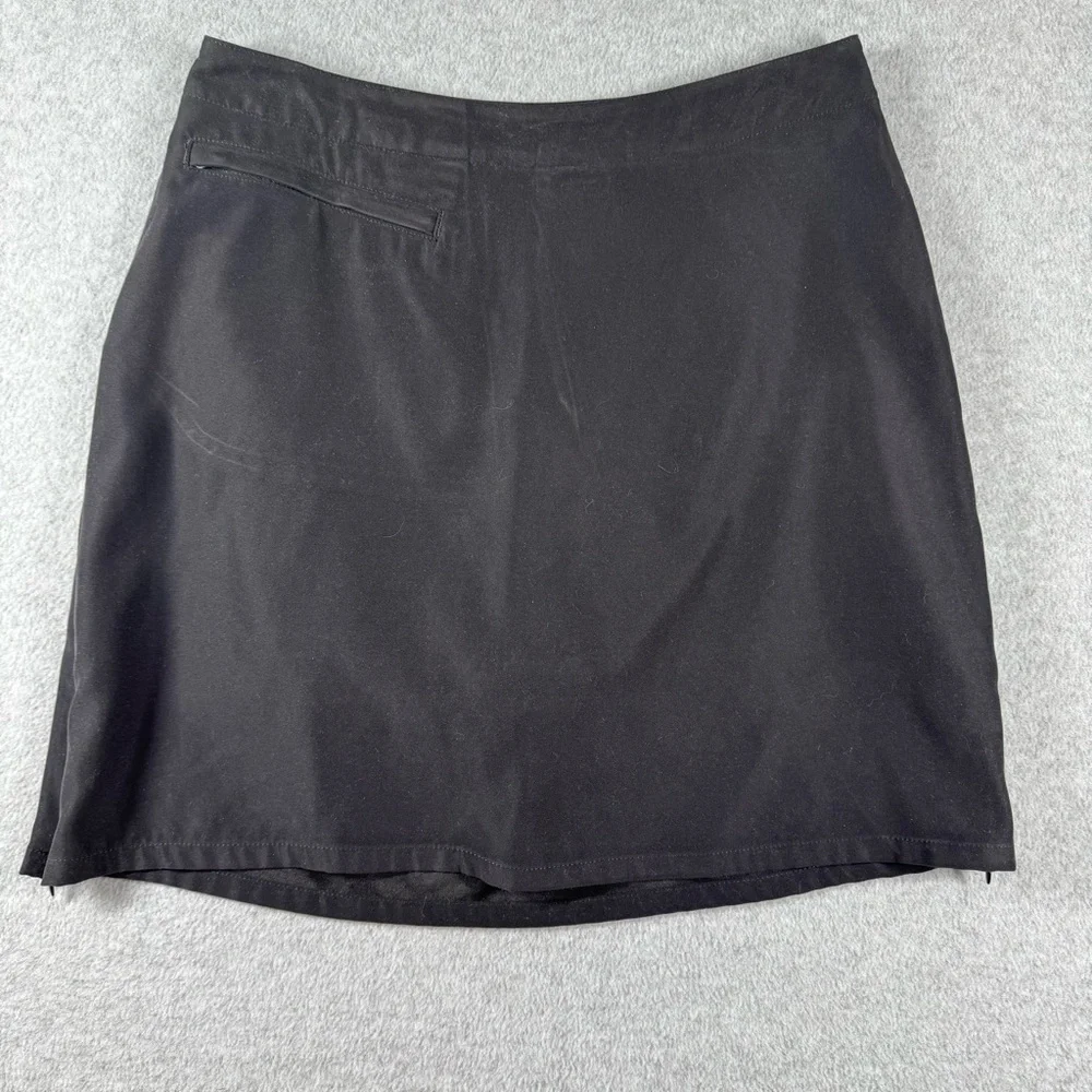 Patagonia Duway Skirt Skort Size 4 Black Hiking, Athletic, Pickleball, Golf - Picture 2 of 14